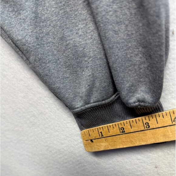 Under Armour USMC Gray Hoodie Sweatshirt Large Cotton Blend With Kangaroo Pocket - Picture 12 of 12